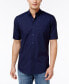 ფოტო #1 პროდუქტის Men's Micro Dot Print Stretch Cotton Shirt, Created for Macy's