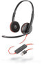 Фото #3 товара Poly Blackwire 3220 - Headset - Head-band - Calls & Music - Black - Binaural - In-line control unit