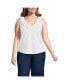 Фото #1 товара Plus Size Lightweight Jersey Tank Top