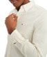 Фото #3 товара Men's Regular-Fit Flex Button-Down Brushed Twill Shirt