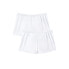 ფოტო #1 პროდუქტის Plus Size Cotton Incontinence Boy Short 2-Pack