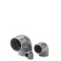 Фото #2 товара Соединитель FIAP 2441 - Polyvinyl chloride (PVC) - Soil pipe bend - Grey - 90° - 80 g