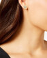 ფოტო #2 პროდუქტის Diamond Cluster Stud Earrings (3/8 ct. t.w.) in 14k White or 14k Gold