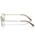 ფოტო #3 პროდუქტის Men's Oval Eyeglasses, AR 131VM 50