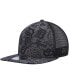 Фото #4 товара Men's Black Detroit Tigers Repeat A-Frame 9FIFTY Trucker Snapback Hat