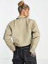 Dickies lined eisenhower cropped jacket in khaki