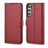 Фото #1 товара Skórzane etui portfel do Galaxy S22+ Leather Wallet Case bordowy