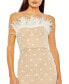 ფოტო #4 პროდუქტის Women's Embellished Strapless Column Dress