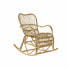 Кресло-качалка DKD Home Decor Коричневый Разноцветный Натуральный ротанг 62 x 94 x 93 cm