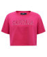 Фото #4 товара Women's Washington Capitals Triple Pink Cropped Boxy T-shirt