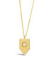 ფოტო #1 პროდუქტის Women's Marcella Shield Pendant Necklace