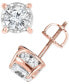 ფოტო #1 პროდუქტის Diamond Spiral Stud Earrings (1-1/4 ct. t.w.) in 14k Gold, Rose Gold or White Gold