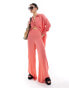 South Beach oversized beach trouser in watermelon