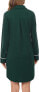 Фото #10 товара Doaraha Women’s Long-Sleeve Cotton Button-Down Full V-Neck Boyfriend Sleepshirt Night Dress - Short Sleep Shirt / Sleepwear for Women