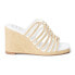 COCONUTS by Matisse Laney Wedge Womens Beige Casual Sandals LANEY-125