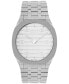 ფოტო #1 პროდუქტის Men's Swiss 25H Stainless Steel Bracelet Watch 38mm