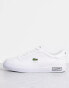 Фото #1 товара Lacoste Powercourt trainers in white