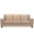 Фото #1 товара Brayna 88" Classic Leather Sofa, Created for Macy's