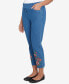 ფოტო #3 პროდუქტის Harvest Moon Women's Floral Embroidered Ankle Pant