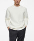 Men's Ribbed Details Knitted Sweater