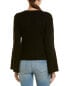 Bailey44 Womens Bel Espirit Wool Blend Sweater Black XS