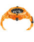 Unisex The Skull Scuba Duba Orange Silicone Strap Watch 44mm