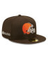 Фото #3 товара Men's x Alpha Industries Brown Cleveland Browns Alpha 59FIFTY Fitted Hat