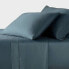 Фото #1 товара Full 320 Thread Count Cool TENCEL Lyocell Sheet Set Graphite - Threshold