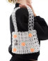 Фото #2 товара Glamorous beaded handbag with oranges in clear