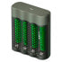 Фото #2 товара GP BATTERIES 51/100 4-Port USB Charger With 4xAAA NiMh 950mAh