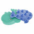 Bath rug DKD Home Decor 11,5 x 1 x 10 cm Blue Turquoise Children's PVC 10 cm (2 Units)
