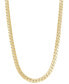 Фото #1 товара Italian Gold flat Cuban Link 22" Chain Necklace in 10k Gold