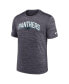 Фото #3 товара Men's Black Carolina Panthers Sideline Velocity Athletic Stack Performance T-shirt