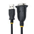 StarTech.com 3ft (1m) USB to Serial Cable - DB9 Male RS232 to USB Converter - Prolific IC - USB to Serial Adapter for PLC/Printer/Scanner/Switch - USB to COM Port Adapter - Windows/Mac - DB-9 - USB Type-A - 0.91 m - Black