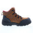 Фото #1 товара Avenger Steel Toe Electric Hazard 6" A7242 Mens Brown Wide Suede Work Boots