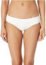 Фото #1 товара Michael Kors 237291 Womens Solid Hipster Bikini Swimwear White Size Medium