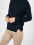 Фото #5 товара Свитер Trussardi Jeans Простой с гольфом, с длинным рукавом, с манжетами на горле, рукавах и низу, с разрезами по бокам, с фирменным деталем спереди, из высококачественной ткани
