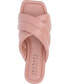 ფოტო #12 პროდუქტის Women's Divyah Crisscross Puff Flat Sandals