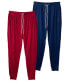 ფოტო #1 პროდუქტის Men's Fun All Over Print Lickys and Solid Jogger Pants, Pack of 2