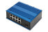 Фото #1 товара DIGITUS 8 Port Gigabit Ethernet Network Switch, Industrial, Unmanaged, 1 SFP Uplink