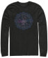 Disney Men's Aladdin Lamp Mandala, Long Sleeve T-Shirt Черный, L - фото #1