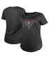 Фото #1 товара Women's Charcoal Tampa Bay Buccaneers 2024 NFL Draft T-Shirt