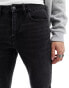 Armani Exchange J14skinny fit jeans in washed black