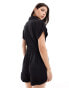 Фото #2 товара Pretty Lavish utility playsuit in black