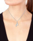 ფოტო #2 პროდუქტის EFFY® Diamond Horse 18" Pendant Necklace (1/20 ct. t.w.) in Sterling Silver