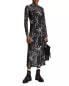 Фото #1 товара ALLSAINTS 298067 Women Hanna Rutland Long Sleeve Midi Dress Size 8