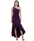 Women's One-Shoulder High-Low Hem Sleeveless Gown