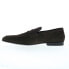 Bruno Magli Lauro MB3LROC1 Mens Brown Suede Loafers & Slip Ons Penny Shoes