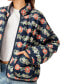 Фото #4 товара Women's Chloe Cotton Floral Quilted Jacket