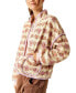 Фото #4 товара Women's Chloe Cotton Floral Quilted Jacket